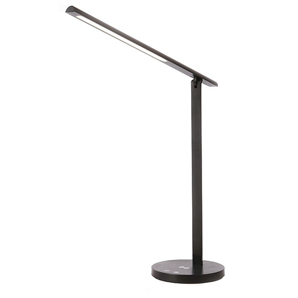 Lampe De Bureau Hill Interiors HI4222 – Argentée/gris, Moderne, Neuve